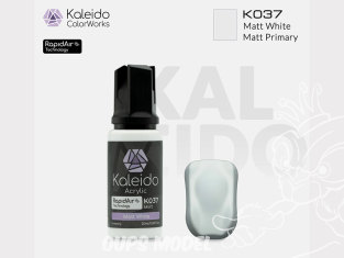 Kaleido Colorworks peinture acrylique K037 Blanc mat - Matt white 20ml