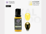 Kaleido Colorworks peinture acrylique KC005 Jaune transparent - Clear Yellow Translucent 20ml