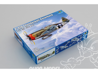 TRUMPETER maquette avion 02427 P-47D Thunderbolt Razorback 1/24