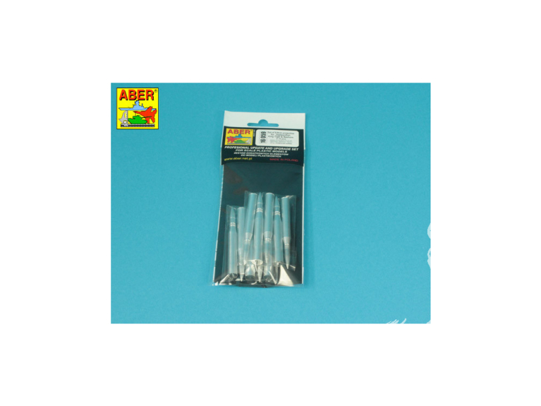 Aber kit d'amelioration 16059 Lot de 10 obus de 8,8 cm pour Jagdpanther, King Tiger et Nashorn 1/16