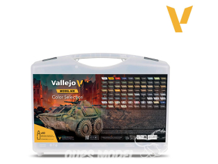 Vallejo Set Model Air 71171 Ensemble de peinture Model AirColor Selection 80 x 18ml