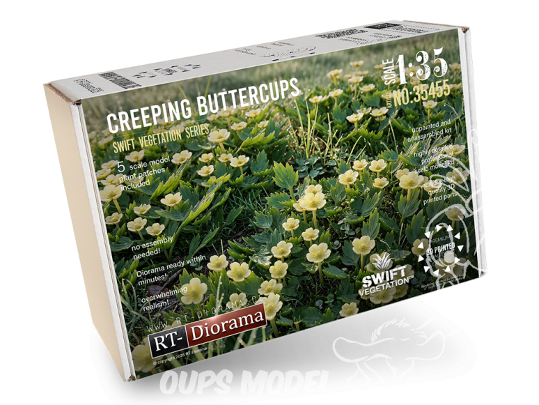 RT-Diorama 35455 Renoncule rampante serie SWIT Vegetation 1/35