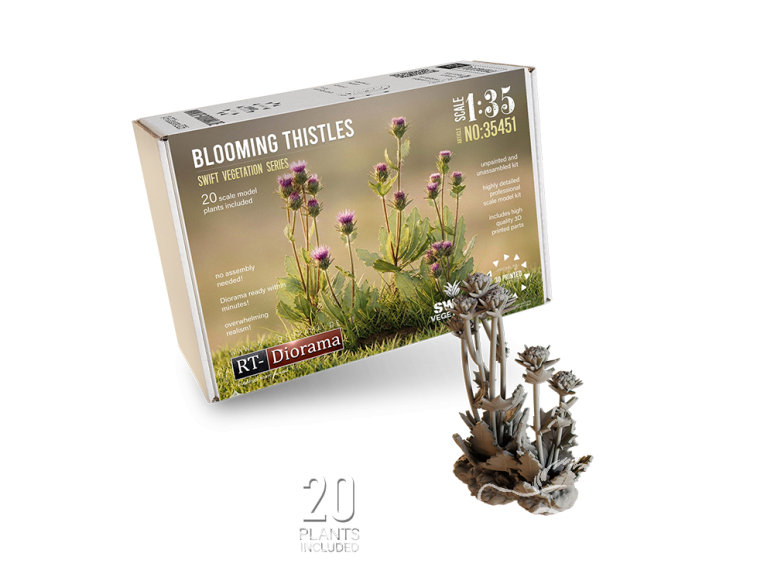 RT-Diorama 35451 Chardons en fleurs serie SWIT Vegetation 1/35