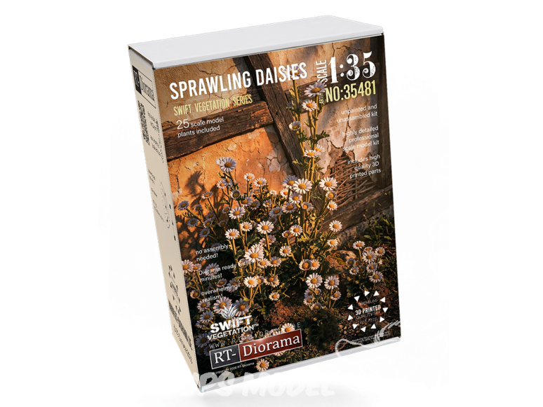 RT-Diorama 35481 Marguerites rampantes serie SWIT Vegetation 1/35