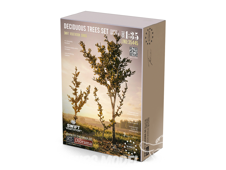 RT-Diorama 35445 Arbres à feuilles caduques serie SWIT Vegetation 1/35