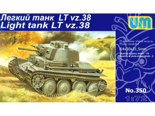 UM Unimodels maquettes militaire 350 LTvz38 "PRAGA" 1/72