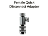Gaahleri aérographe 40973 Adaptateur femelle pour raccord rapide 1/8 avec réglage de pression