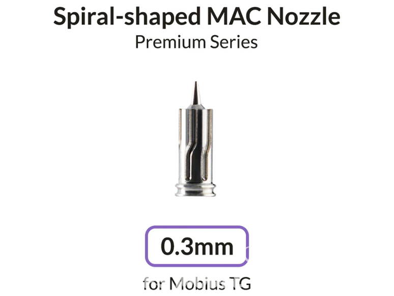 Gaahleri aérographe 47729 Buse MAC 0,3mm Mobius TG