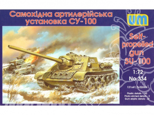 UM Unimodels maquettes militaire 334 SU-100 CANON D&39ASSAUT ANTI CHAR 1/72