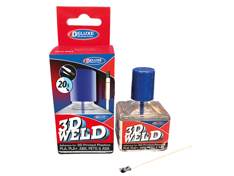 DELUXE MATERIALS colle BD94 3D Weld colle solvantée spécialisée conçue pour l'assemblage de pièces imprimées en 3D 40ml