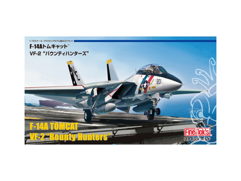Fine Molds avion FX05 F-14A Tomcat™ US Navy VF-2 Bounty Hunters 1/72