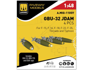 Ammo Mig Paveway Models A.MIG-11059 GBU-32 JDAM x4 1/48