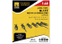 Ammo Mig Paveway Models A.MIG-11071 M-117 avec empennage conique M-131 x6 1/48