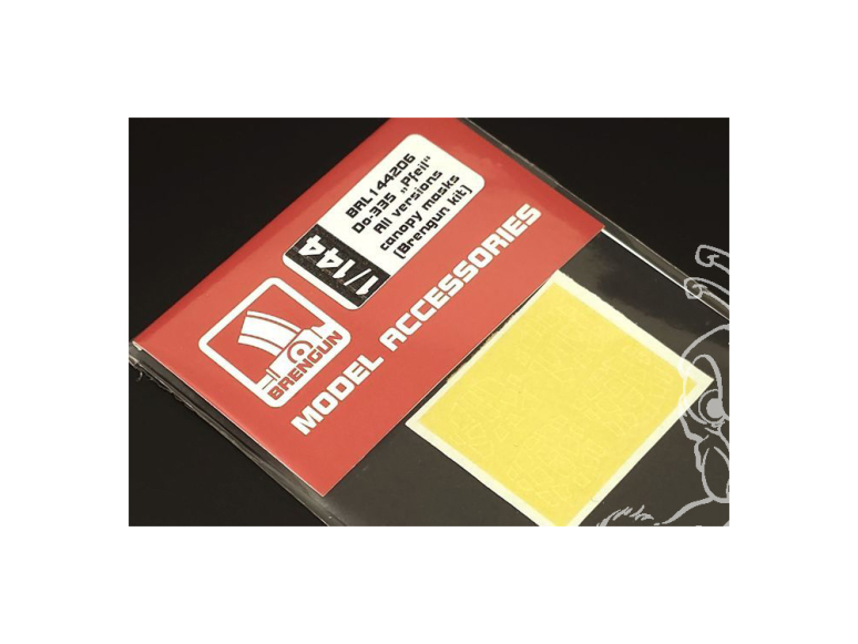 Brengun Masques avion BRL144206 Do-335 Pfeil Toutes versions de masques Kit Brengun 1/144