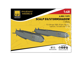 Ammo Mig Paveway Models A.MIG-11079 SCALP EG/STORMSHADOW x1 1/48