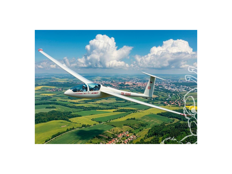 Brengun avion BRP144023 DG-1000S glider AKVY 1/144