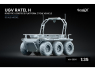ScaleX maquette militaire VG-35011 UGV Ratel H - plateforme logistique robotisée/véhicule de remorquage 1/35