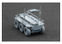 ScaleX maquette militaire VG-35011 UGV Ratel H - plateforme logistique robotisée/véhicule de remorquage 1/35