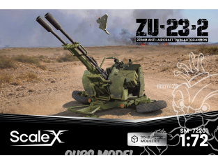 ScaleX maquette militaire SM-72201 ZU-23-2 avec blindage 1/35