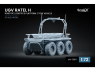 ScaleX maquette militaire VG-72011 UGV Ratel H — plateforme logistique robotisée/véhicule de remorquage 1/72