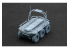 ScaleX maquette militaire VG-72011 UGV Ratel H — plateforme logistique robotisée/véhicule de remorquage 1/72