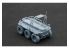 ScaleX maquette militaire VG-72011 UGV Ratel H — plateforme logistique robotisée/véhicule de remorquage 1/72