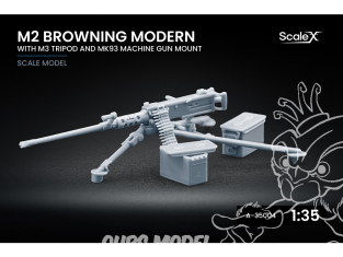 ScaleX maquette militaire A-35004 M2 Browning moderne 1/35