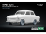 ScaleX accessoire militaire WM-24002W Trabi 601 S P36 Set de roues affaissées Revell 1/24