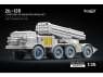 ScaleX accessoire militaire WM-35040W ZIL-135 I-159 Set de roues affaissées Trumpeter 1/35