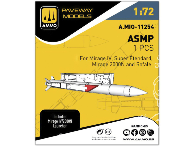Ammo Mig Paveway Models A.MIG-11254 ASMP x1 1/72