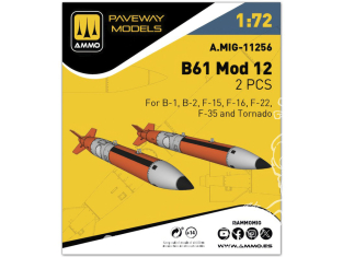 Ammo Mig Paveway Models A.MIG-11256 B61 Mod 12 x2 1/72