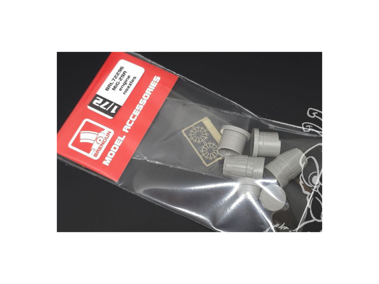 Brengun moteur avion BRL72296 Tuyères de moteur de MiG-29A 1/72