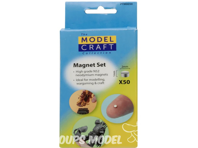 ModelCraft PTM0050 Ensemble magnétique 5x3mm 50 aimants