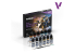 Vallejo Set Model Air 77272 Kit de démarrage True Metallic Metal 12 x 18ml
