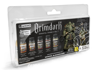 MIG weathering 7998 Set Gridmark Essential Eamels Vol.1 5 x 35ml