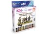 MIG peinture IONIC 1211 Set uniformes Armée Italienne WWII 1939-1943 12 x 20ml