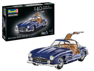 Revell maquette 05614 Mercedes-Benz 300 SL 100 ans de Mercedes-Benz peinture et accessoires de base 1/24