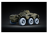 ScaleX accessoire militaire WM-35045W FV-603 Saracen TRAK GRIP 12.00-20 Set de roues affaissées Airfix 1/35