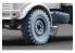 ScaleX accessoire militaire WM-35046W Unimog U1300L MPT 80 Set de roues affaissées Revell 1/35
