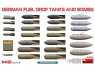 Mini Art maquette avion 49021 Réservoirs largables et bombes allemandes WWII 1/48