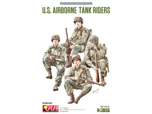 Mini Art maquette militaire 53040 Infanterie aéroportée américaine transportée sur chars 1/35
