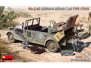 MINI ART maquette militaire 35495 Kfz.2 GERMAN RADIO CAR TYPE 170VK 1/35