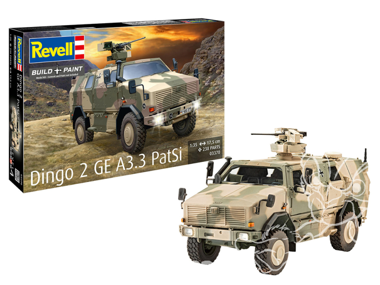 Revell maquette militaire 03370 Dingo 2 GE A3.3 PatSi 1/35