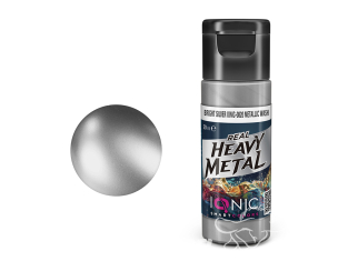 Ammo MIG IONIC peinture 0820 Heavy Metal Argent brillant lavis métallique - Bright Silver Metallic Wash 20ml Ammo MIG IONIC peinture 0820 Heavy Metal Argent brillant lavis métallique - Bright Silver Metallic Wash 20ml