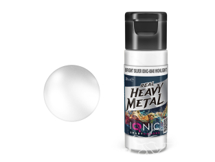 Ammo MIG IONIC peinture 0840 Heavy Metal Argent brillant Éclaircissement - Bright Silver Highlight 20ml Ammo MIG IONIC peinture 0840 Heavy Metal Argent brillant Éclaircissement - Bright Silver Highlight 20ml