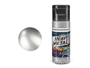 Ammo MIG IONIC peinture 0859 Heavy Metal Metal bruni Éclaircissement - Burnished metal Highlight 20ml