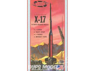 Atlantis maquette avion H1810 Missile expérimental Lockheed X-17, Armée de l'air des États-Unis USAF 1/40
