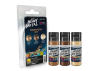 Ammo MIG IONIC peinture 0597 Heavy Metal Set Metal usé - Worm metal 3 x 20ml