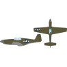 Eduard Express Mask JX353 P-51B Insigne national Eduard 1/32