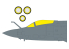 Eduard Express Mask EX1191 Buccaneer S.2D TFace Trumpeter 1/48